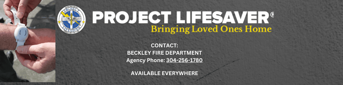 Community event promoting Project Lifesaver for loved ones' safety.